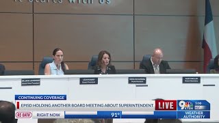 EPISD board to take up superintendent’s status