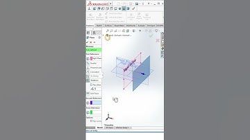 How to Create Planes in Solidworks #shorts #viralreels #shortsfeed #cadmonkeys #solidworks  #plane