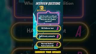Palo Alto High Availability Interview Questions | Join our PCNSE Program | #tungabadranetworks