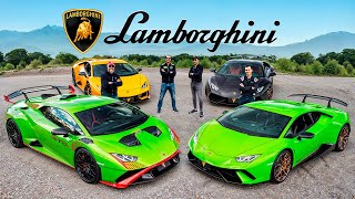 Los ÚLTIMOS V10 de LAMBORGHINI! Huracan STO vs PERFORMANTE vs EVO vs LP610 - REVIEW