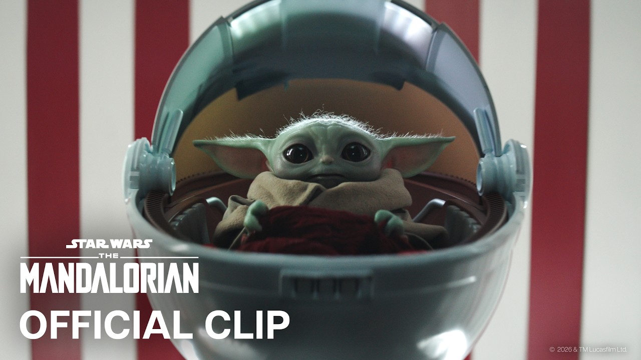 Grogu Escapes the Jedi Temple | The Mandalorian | Official Clip