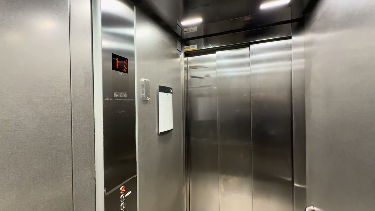 2014 KONE MonoSpace MRL Traction Elevator @ Holmgatan 30, Falun, Sweden.