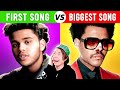 Singers FIRST Songs vs Most POPULAR Songs #2