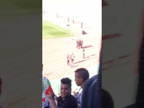 حضور كتير للأمن لحماية الجماهير من الشغب جمهور الجيش الملكي