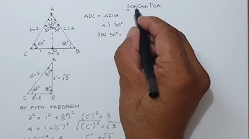 Trigonometric Functions of 30 degrees and 60 degrees