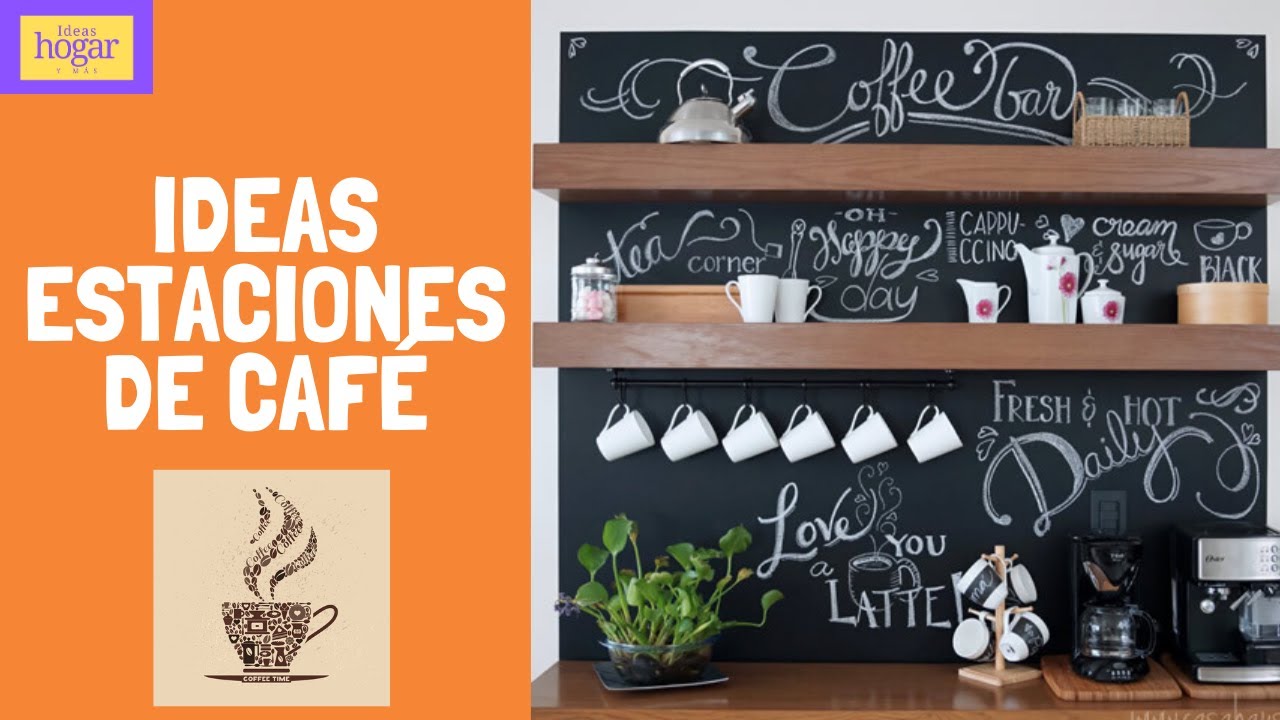 🍵IDEAS DE ESTACIONES DE CAFÉ EN CASA. COFFEE BAR. AMBIENTES DÓNDE