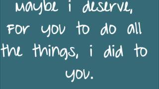 Maybe I Deserve- Tank Lyrics