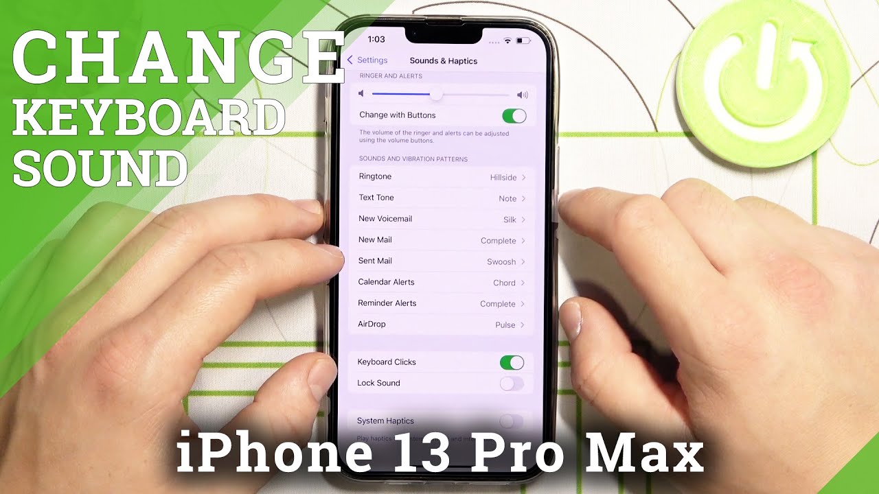 How To Enable Disable Keyboard Clicks On IPhone 13 Pro Max Manage