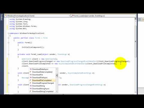Downloading With Progressbar In C#