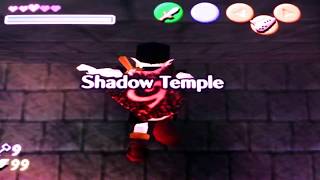 Zelda OOT Cheat Code levitate through a ceiling area in shadow temple