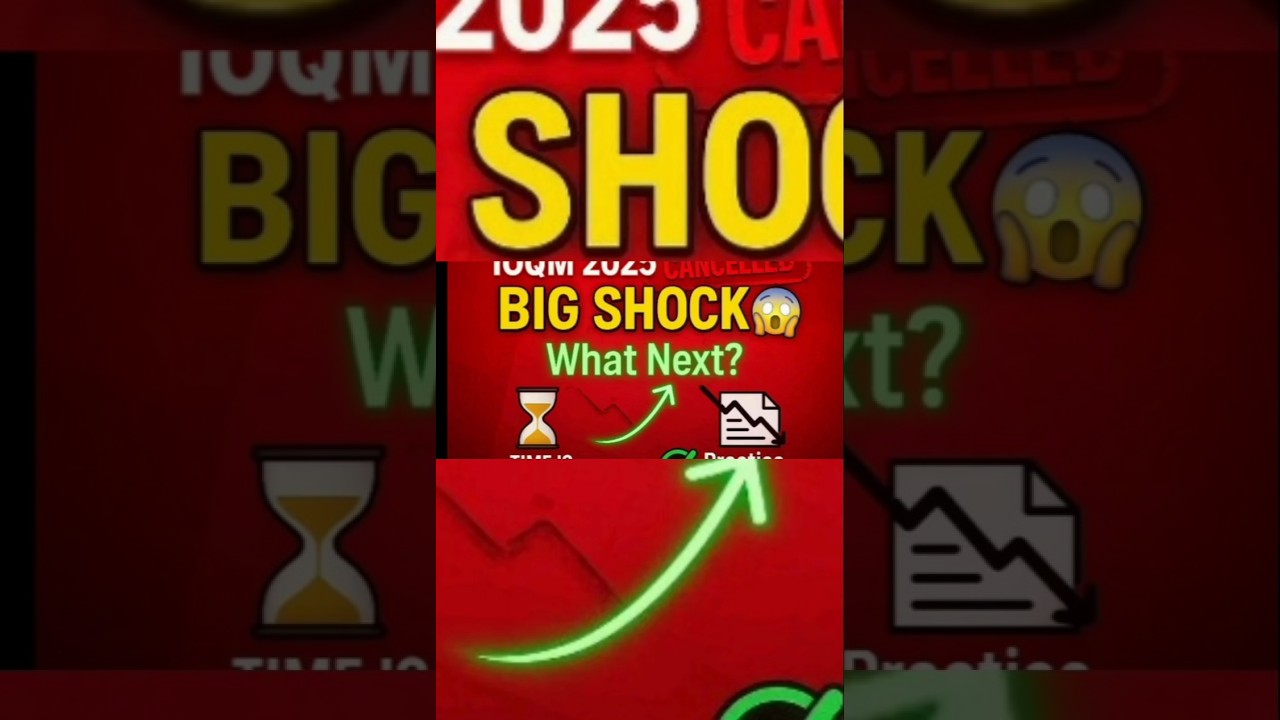 IOQM 2025 Cancelled News 🔴 How to Prepare Smartly Now