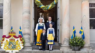 Kronprinsessfamiljen önskar glad nationaldag