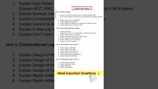 🔥 DLD Most Important Questions 2026 | Degree 2nd Semester | 70/70 Guaranteed? 😱 #ExamsZone