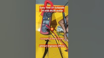 #Easy Solonide Test#Multimeter#24 Volt#Control Valve#automobile #auto #heavyequipment #motor grader