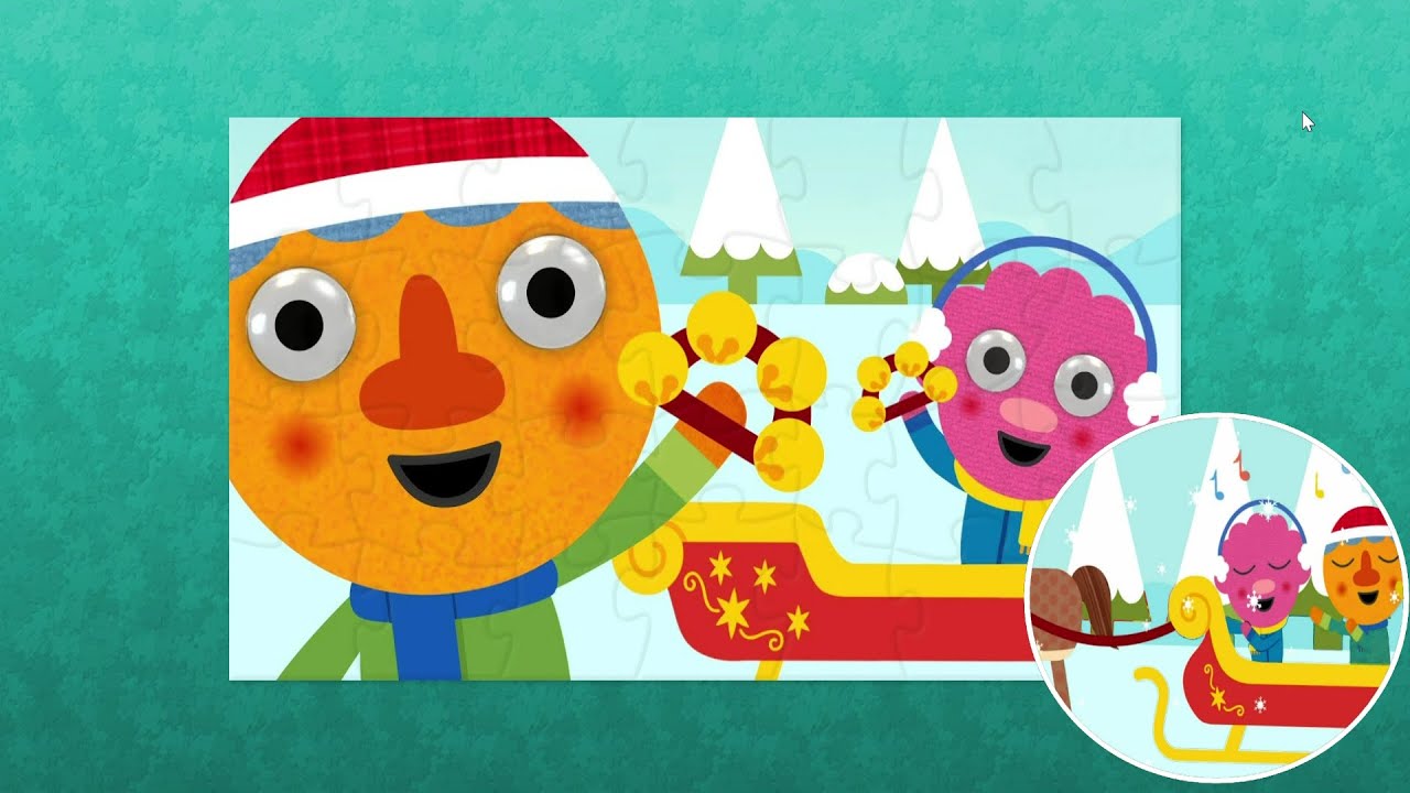 Jingle Bells Noodle & Pals Puzzle Top - YouTube