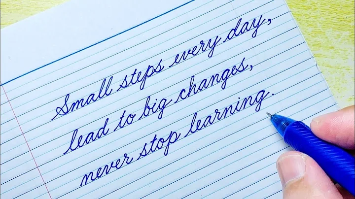 Cursive Writing Quote 37 | Cursive Handwriting Practice | Cursive Letters | How to write in cursive