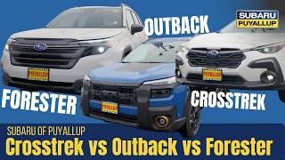 Picking Between Crosstrek, Outback, and Forester? Watch This