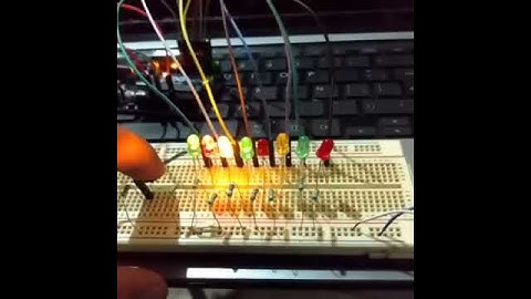 Luces secuenciales con Arduino uno