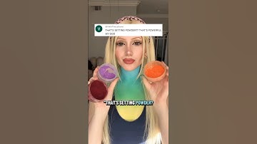 This is a SETTING POWDER? 😨