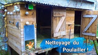 Nettoyage de mon Poulailler en Bois - Isoler son Poulailler.