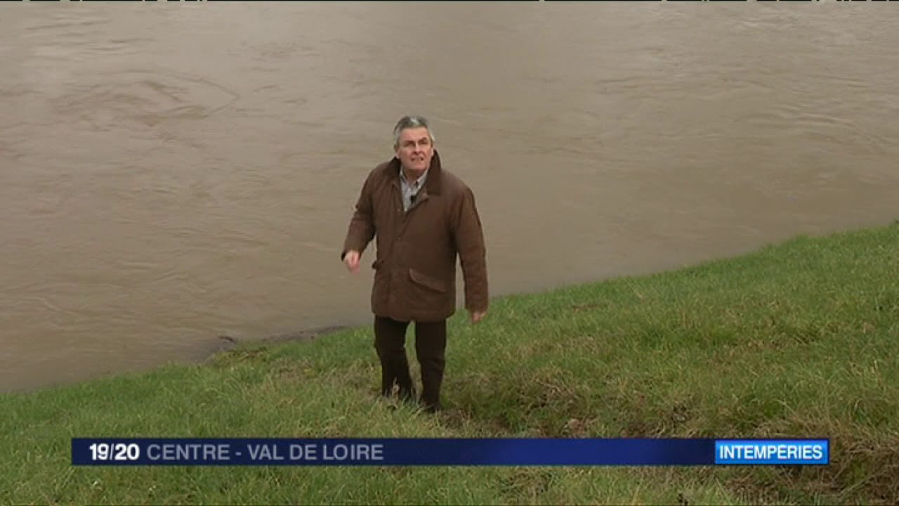 Crues des affluents de la Loire à Sully-sur-Loire (Loiret) france télévisions sport