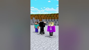 HELP Giel Move Stone (Bones - Imagine Dragons) #minecraft #herobrine #bones #shorts