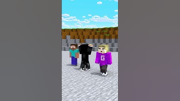 HELP Giel Move Stone (Bones - Imagine Dragons) #minecraft #herobrine #bones #shorts