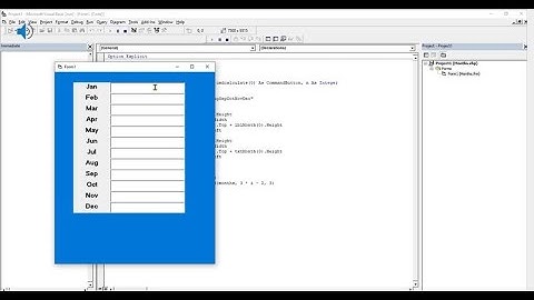 How  to create a control array Using VBA 6.0   Part 1
