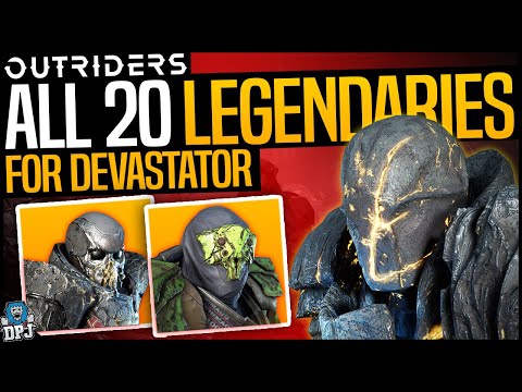 Outriders - ВСЕ 20 ЛЕГЕНДАРНЫХ Доспехов DEVASTATOR - 4 Full Devastator Legendary Armor Sets - Полное руководство