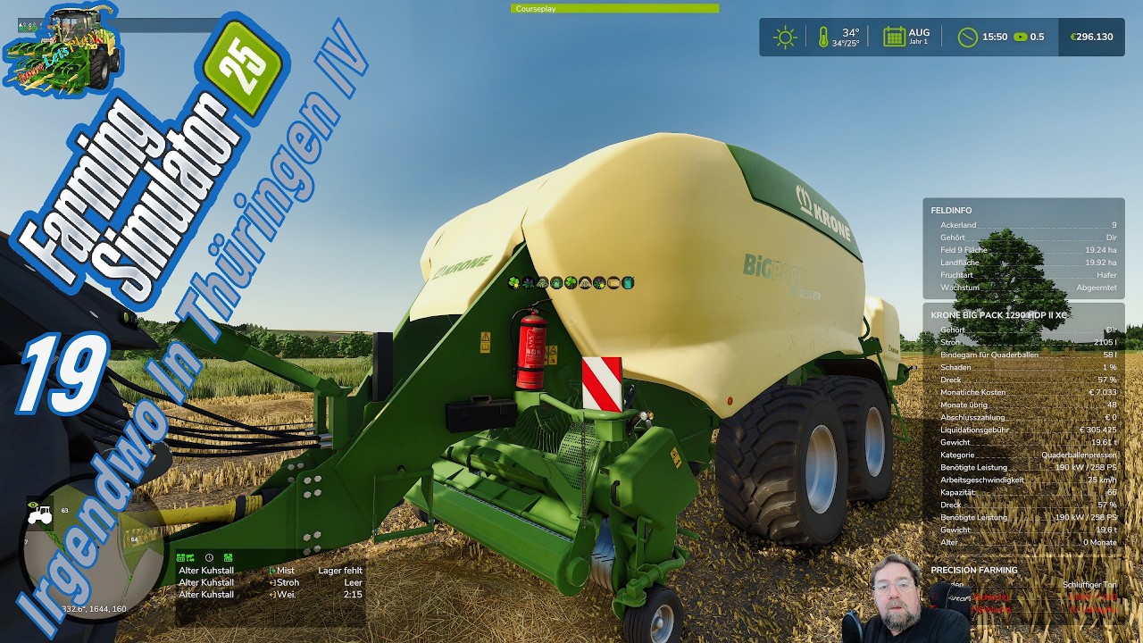 LS 25 Irgendwo in Thüringen 4 # 19 Feld 9 wird heute fertig.