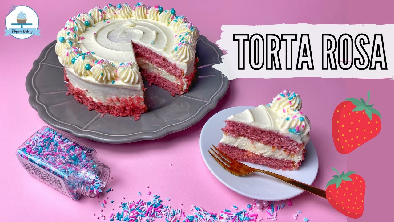 TORTA ROSA ALLE FRAGOLE | Filippo's Bakery