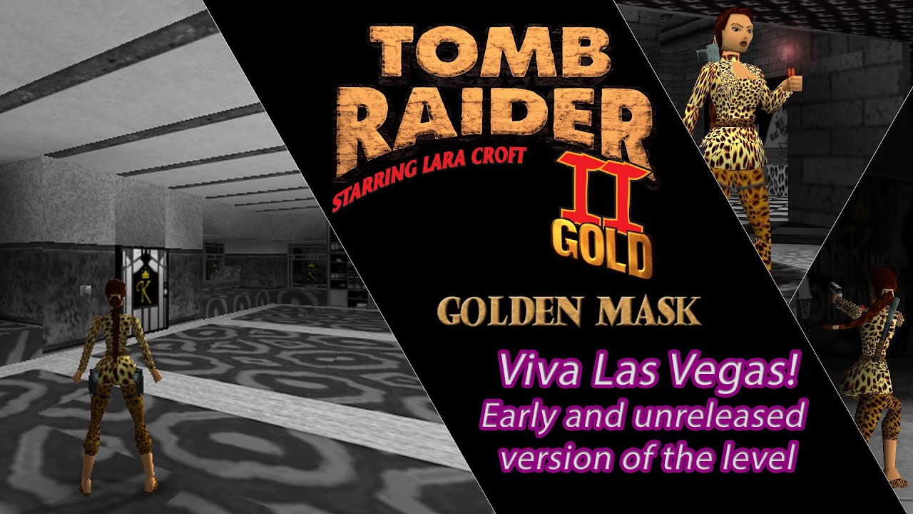 Tomb raider 2 golden mask sur pc, VF, en très bon état (niveaux inédits