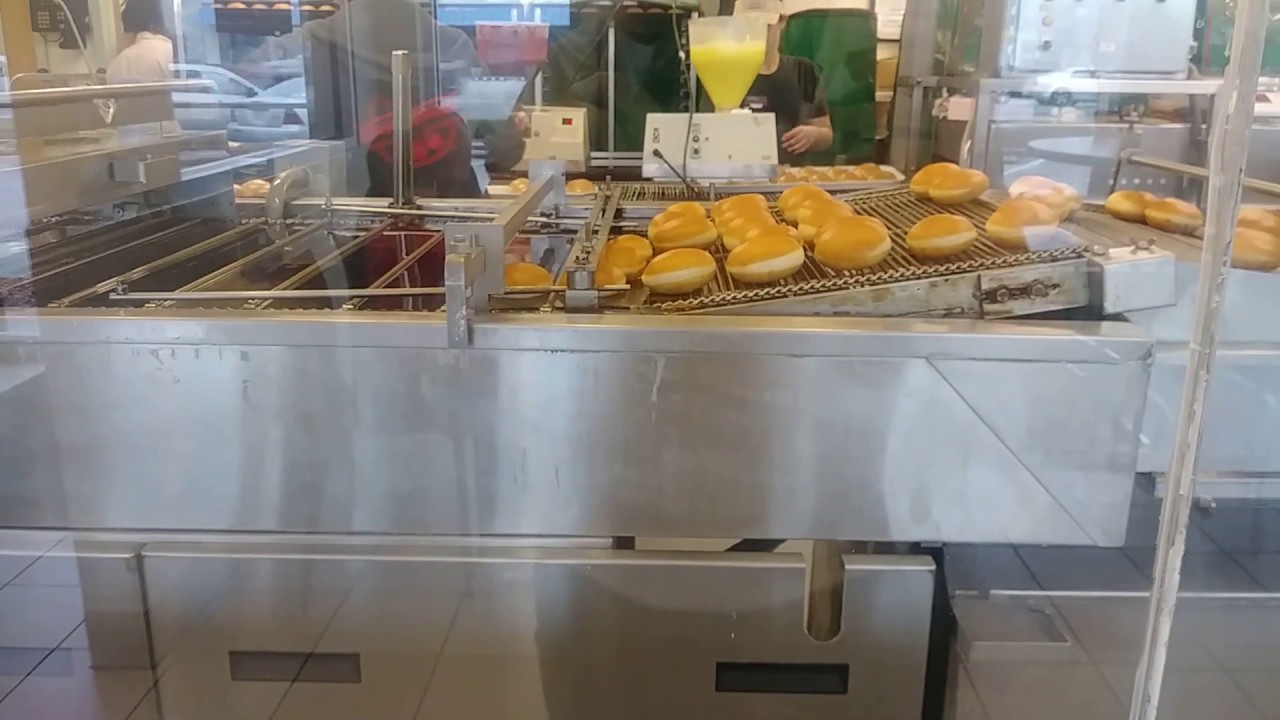 Krispy creme donuts Pensacola Florida how to make donuts YouTube