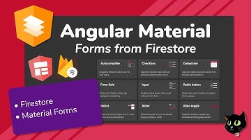 Angular Material Forms from Firestore