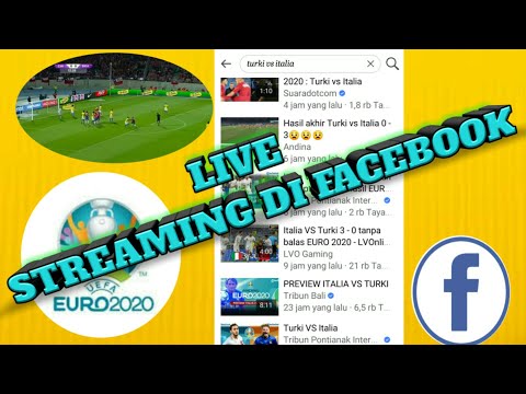 Cara nonton bola live melalui aplikasi Facebook