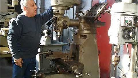 9" x 32" Bridgeport Vertical Milling Machine, J Head, Round Over Arm, Michael Fine Machinery