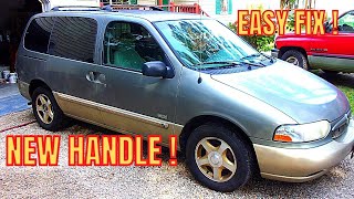 Mercury Villager / Nissan Quest - How To Replace The Sliding Door Handle
