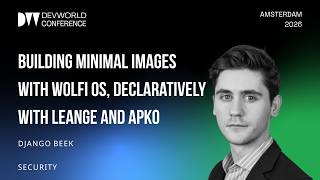 Django Beek - Building minimal images with Wolfi OS, declaratively with melange and apko