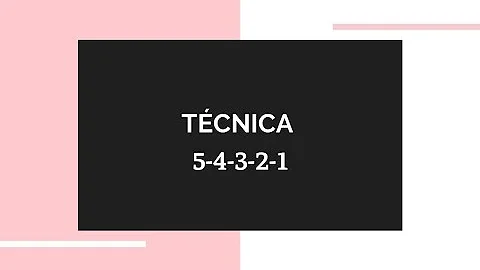 ¿Qué es la técnica 54321?