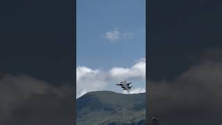 F15 Heritage Jet Trough The Lakes #aviation #military #airplane #airforce #shorts #fyp #plane