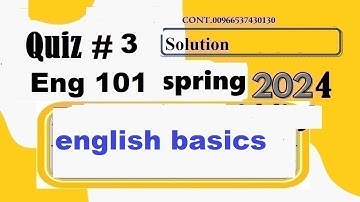 eng 101 quiz 3 solution spring 2024|eng101 quiz 3 solution spring 2024