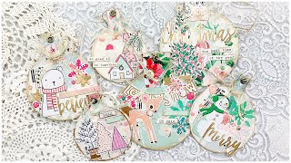Handmade CHRISTMAS ORNAMENTS! | CRAFTMAS #3 | DIY and Easy Christmas Tree Decoration | Craft With Me