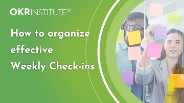Effective OKR Weekly Check-ins