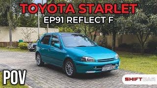 TOYOTA STARLET EP91 Reflect F POV DRIVE