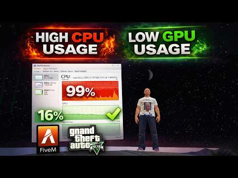 Fix High CPU Usage & Low GPU Usage in FiveM (2026) – Massive FPS Boost