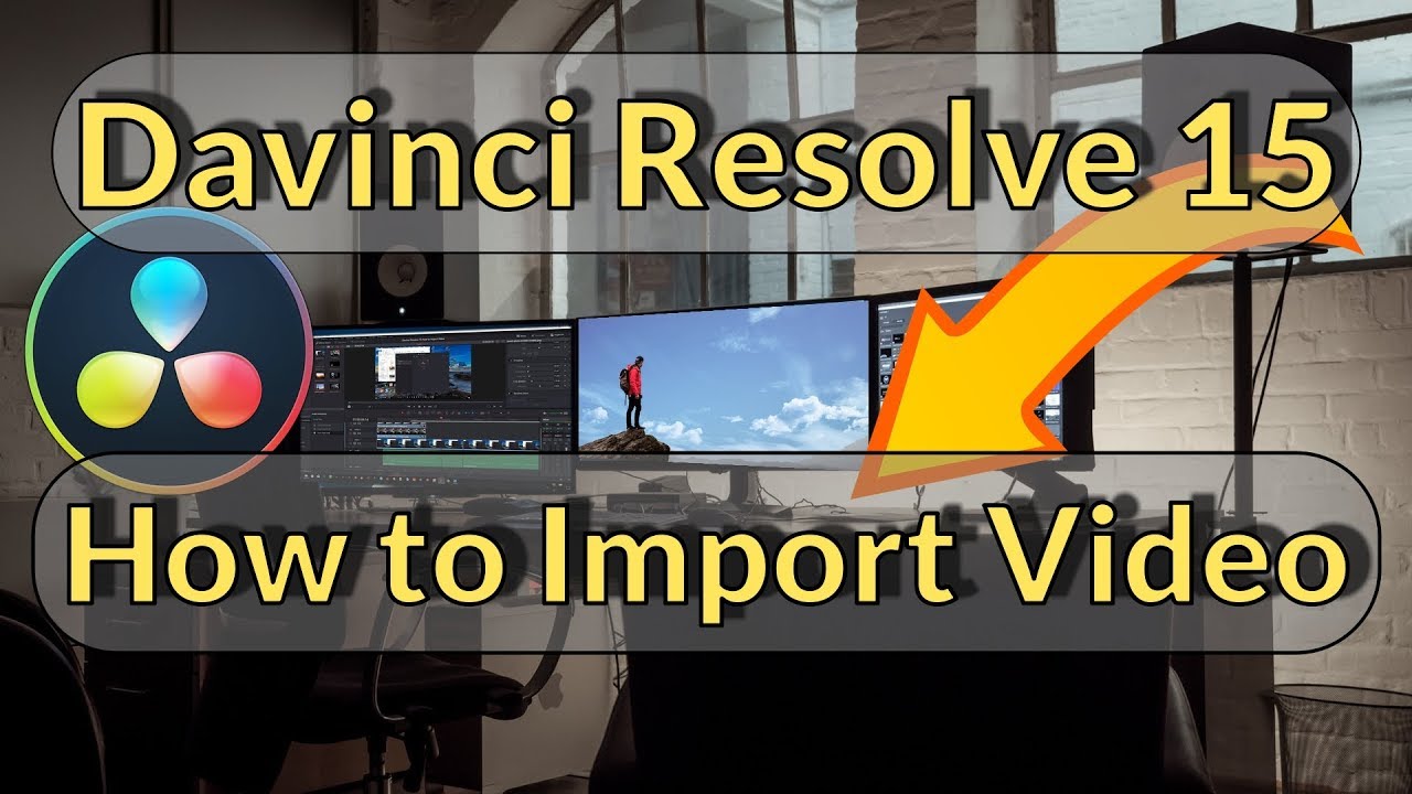 Davinci resolve how to import video youtube