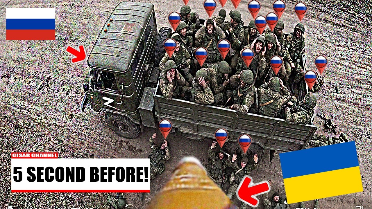 Ukrainian FPV Drone Destroyed a Russian Truck Full of Soldiers! Then This Happened...
