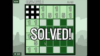 Picross Touch Level 1 screenshot 1