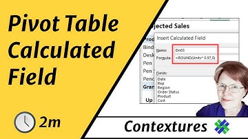 Create a Calculated Field in Excel Pivot Table
