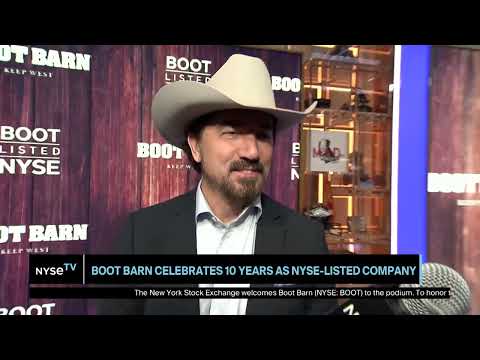 Jim Conroy, CEO + President and John Hazen, Interim CEO at Boot Barn Join NYSE TV Live Episode cover